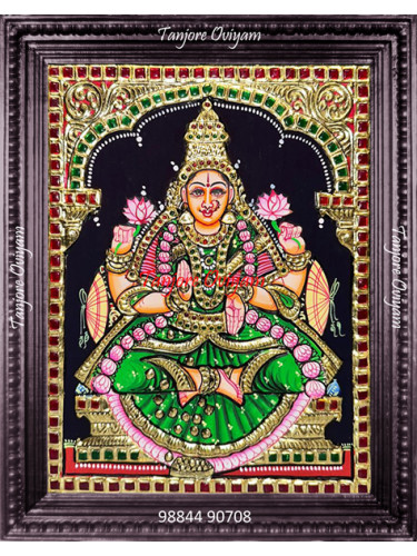 Mahalakshmi Tanjore Painting | Lakshmi Tanjore Painting