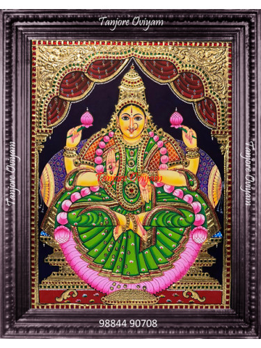 Mahalakshmi Tanjore Painting | Lakshmi Tanjore Painting