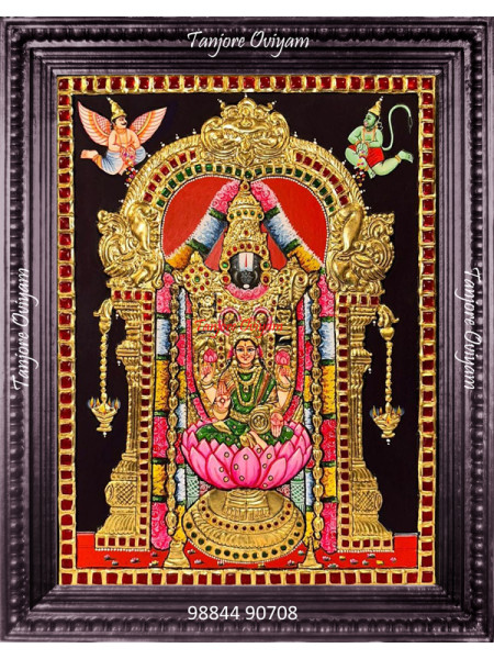 Balaji Painting With Lakshmi Tanjore Painting 