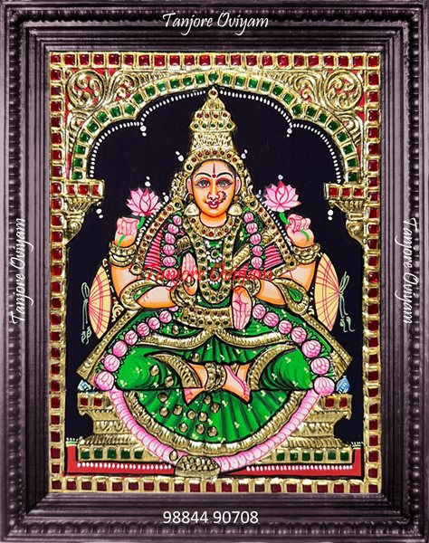 Mahalakshmi Tanjore Painting | Lakshmi Tanjore Painting
