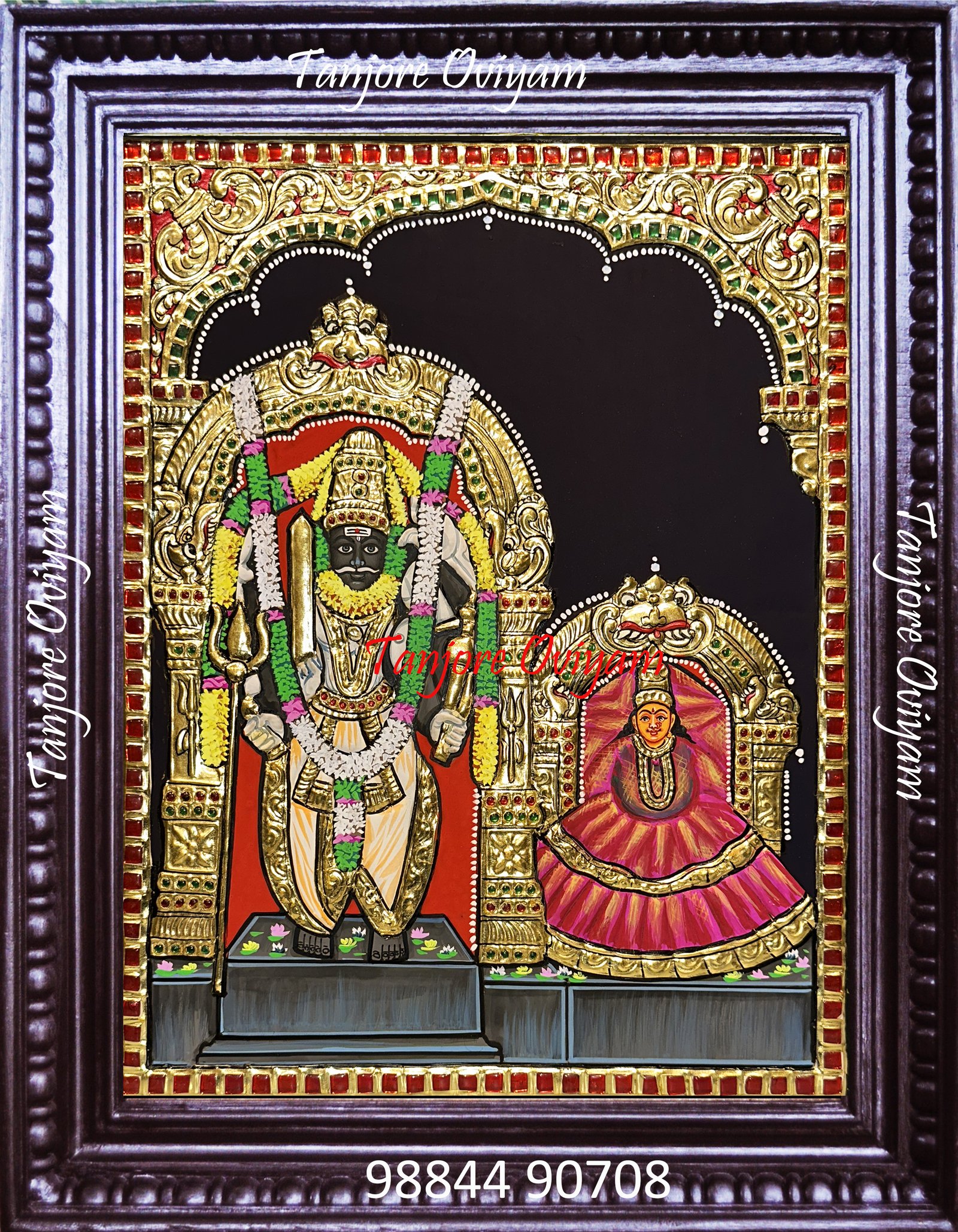 Kuladeivam Tanjore Painting
